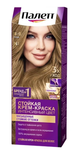 ПАЛЕТТ краска д/волос т.N7 русый